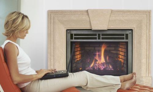 traditional fireplace (gas closed hearth) EXPRESSION 36 QUADRA-FIRE