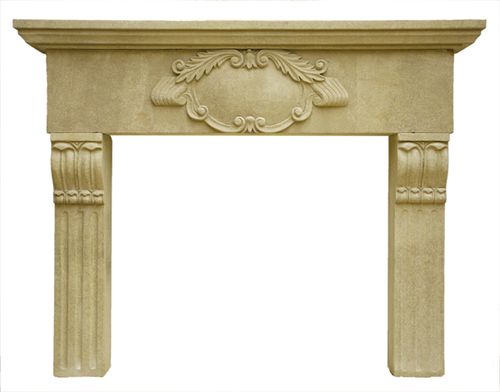 traditional mantel for fireplace (stone) CONELY
