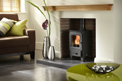 traditional multi-fuel stove PUFFIN Arada - Villager