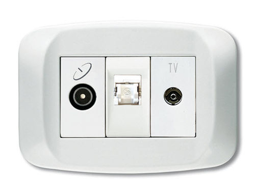 TV-RD-SAT socket BANQUISE SERIES Ave spa