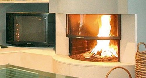 wood-burning closed hearth for fireplaces GALBE 900 TOTEM fire
