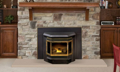 wood pellet fireplace insert CLASSIC BAY 1200 QUADRA-FIRE