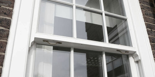 wooden sash window VICTORIA HOSPITAL, DEAL, UK Accsys Technologies