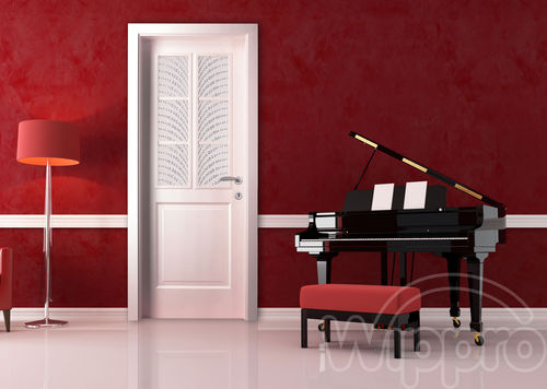 wooden swing door with glass pane PRIMA SONDER  WIPPRO