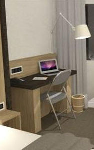 writing desk for hotel rooms ALEXANDRE CONFERENCE