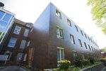 contemporary modular prefab building for medical use UNIKLINIKUM, MUENSTER WALDEYERSTRASSE Bolle