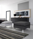 Contemporary ottoman LILLE by S.T.C. Calligaris Italian home design since 1923