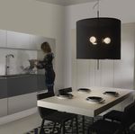 Contemporary pendant lamp (fabric) ADOLIGHT by Jon Santacoloma  B.LUX