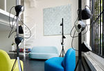 Design steel floor lamp TREPIED by Normal Studio  Ligne Roset France