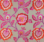 Flower linen fabric SAMIRA  MANUEL CANOVAS