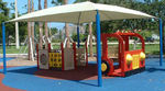 shade structure for playground SQUARE & RECTANGLES Shade Systems
