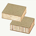 3-ply blockboard (lightweight wood panel, Class E1) - STAB|STAE HARD FIBRE