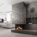 3 sided fireplace / gas / closed hearths / contemporary - FAIRO ECO-PRESTIGE 85