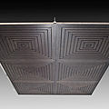 acoustic suspended ceiling / in wood - SCREENBALL®: ROLLAWAY FRAME T24