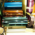 aluminium look decorative laminate - BANDOXALDECOR - COLOURED PREANODIZED ALUMINIUM