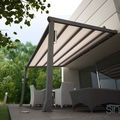 Aluminium pergola / PVC farbric sliding cover - SINTESI