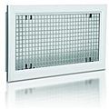 aluminum air grating - NOVA-E-2-1000x100-RAL9010