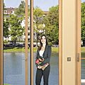 aluminum french window / wood - JUMBO LINE