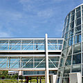 aluminum and glass curtain wall - POLIEDRA-SKY 50