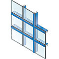 aluminum and glass curtain wall - 5600 2 1/2