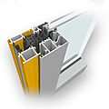 in for aluminum window profile - AT 730 HI-S