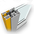 in for aluminum window profile - AT 720