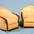 Art Deco classic style armchair / by Pierre Chareau - ACH 032