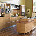 bamboo veneer / wood - EDGE GRAIN : AMBER
