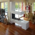 bioethanol fireplace insert / double-sided - ETHANOL KAMINEINSATZ SPLAN-21 POWERFLAME-TECHNIK