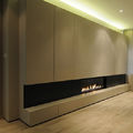 built-in fireplace / gas / closed hearths / contemporary - LUNA DIAMOND 1300H