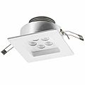 ceiling spotlight / panel-mount / square / LED - MULTIPLO