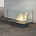 central fireplace / free-standing / bioethanol / open hearths - TEKA