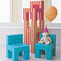 classic style chimney chairs / boy's / for kids - EVA by Lawrence & Sharon Tarantino