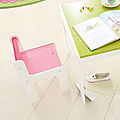 classic style chimney chairs / for kids / girls - DOTS