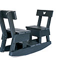 classic style chimney chairs / rocking / child's unisex - BLACK BEAUTIES