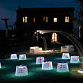 coffee table / contemporary / garden / luminous - IVY