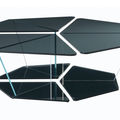 coffee table / original design / glass - LES CONTEMPORAINS : DAISY by S. Lakic