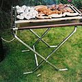 commercial barbecue / gas / folding - CAVALIER