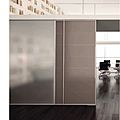 commercial buildings door / sliding / double - METALLIKA CALSSIC BROWN