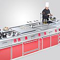 commercial kitchen / modular / for medium catering needs - 120