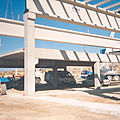 reinforced concrete beam / prefabricated / I - TI