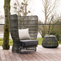 contemporary armchair / by Patricia Urquiola / garden - CANASTA '13