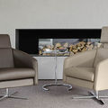 contemporary armchair / tilting - BOSS by Cynthia Starnes