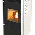 contemporary boiler stove / indoor / wood pellet - IDROPELLET 25 R