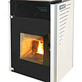 contemporary boiler stove / indoor / wood pellet - IDROPELLET 25 RS