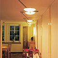 contemporary ceiling light / metal / halogen - PURO: SOFFITTO DOPPIO