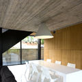 contemporary ceiling light / polyester - CONE by Alain Monnens