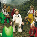contemporary chairs / classic style chimney / garden / for kids - JULIAN by Javier Mariscal
