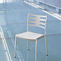 contemporary chairs / classic style chimney / stackable / metal - ICE™ by Kasper Salto