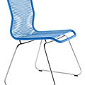 contemporary chairs / stackable / sled base - TIVOLI